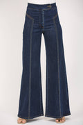 High-Waisted Wide-Leg Jeans